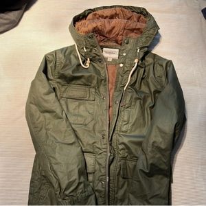 Goodfellow mens small utility coat olive